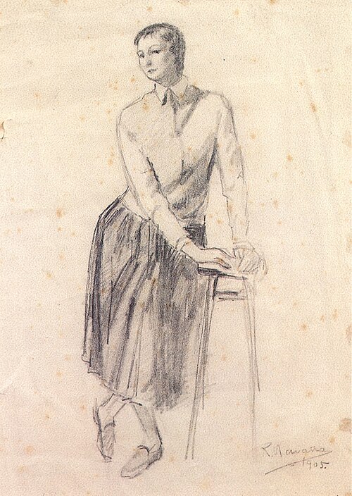 Bailarina, 1905, Román Navarro