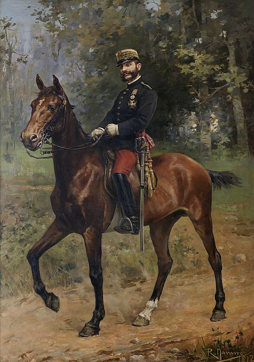Alfonso XII a caballo, 1897, Román Navarro