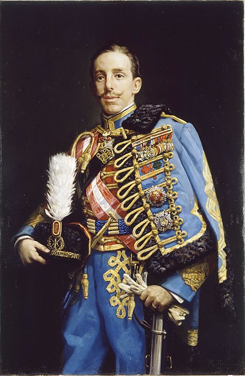 El rey Alfonso XIII, 1912, Román Navarro