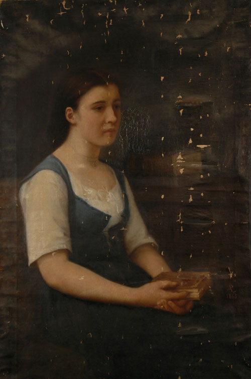 Après la lecture, 1865, Alix de Laperrelle-Poisson