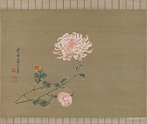 Chrysanthemum, , Itō Jakuchū