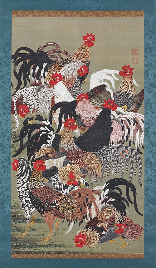 Colorful Realm of Living Beings, 1800, Itō Jakuchū