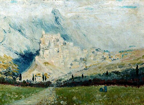 Castle in Corsica, 1899, Caroline Emily Gray Hill