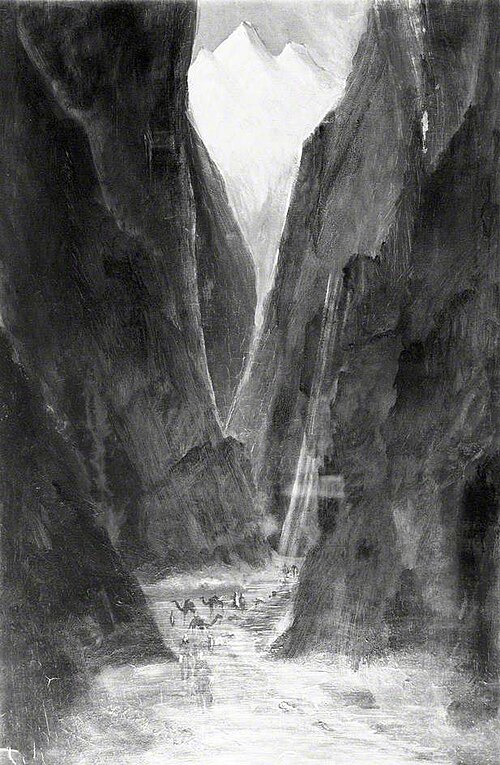 Wadi Shaiudel in the Desert of Sinai, Egypt, , Caroline Emily Gray Hill