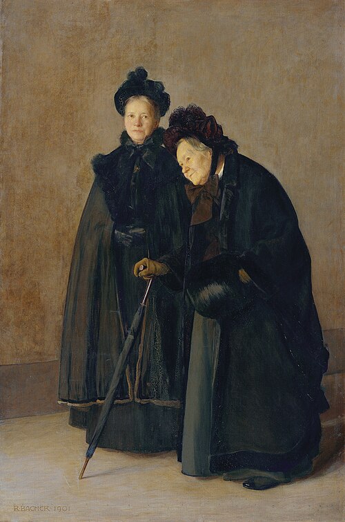 Zwei Schwestern, 1901, Rudolf Bacher