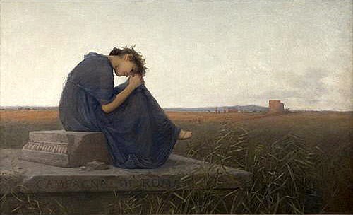 Countryside of Rome, 1894, Rudolf Bacher