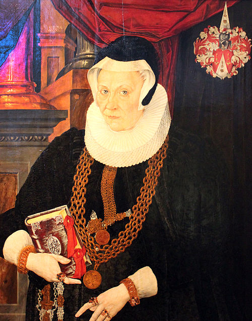Portrait of Christina Röhling, 1615, Matthias Krodel the Younger