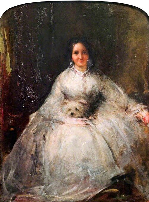 Mrs John Forster (1819–1894), 1856, William Boxall