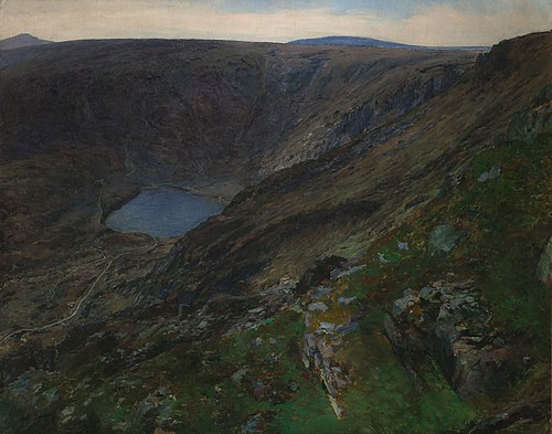 Mountain Lake in the Giant Mountains, 1896, Otakar Lebeda