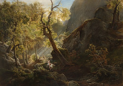Rocks "Panieńskie Skały", 1878, Henryk Grabiński