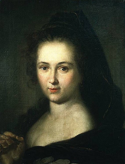 Bildnis Anna Catharina Huber-Faesch (1671-1719), Gattin des Künstlers., 1693, Johann Rudolf Huber