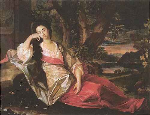 Bildnis Susanna Margaretha Frisching geb. Stürler (de Serraux), Gattin des Johann Frisching, 1705, Johann Rudolf Huber