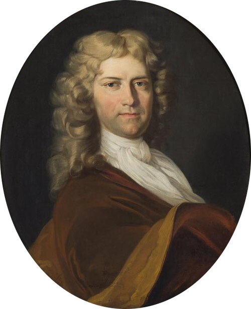 Bildnis Daniel Tschiffeli (1664-1730), obrigkeitlicher Buchdrucker., 1705, Johann Rudolf Huber