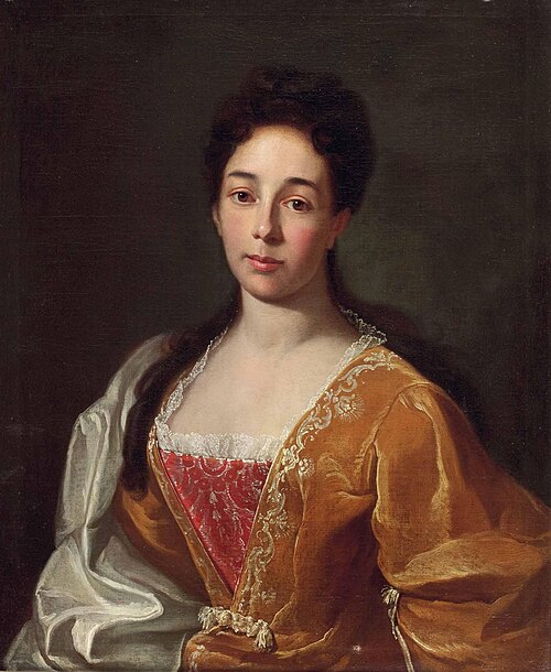 Bildnis Anna Catharina Herport, Bern., 1719, Johann Rudolf Huber