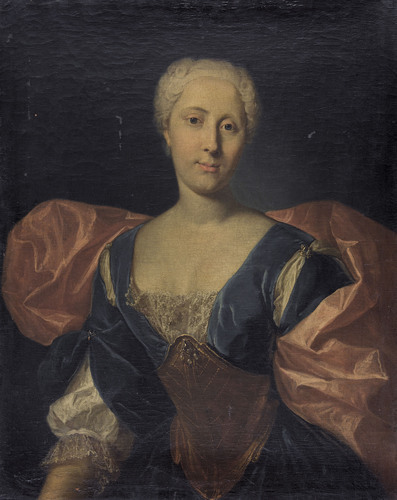 Bildnis Susanna Elisabetha Lupicki., 1736, Johann Rudolf Huber
