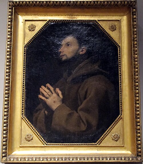 St. Francis of Assisi praying, 1660, Lorenzo Lippi