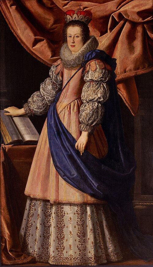 Portrait of Claudia de' Medici, 1626, Lorenzo Lippi