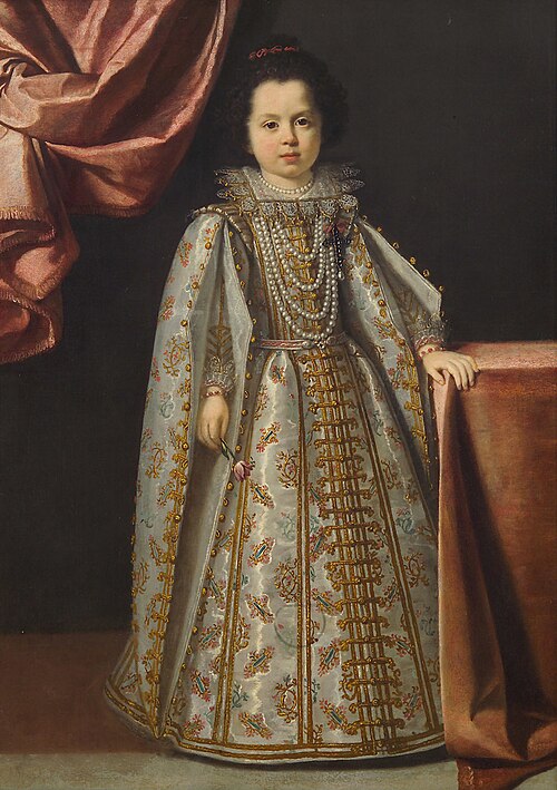 Portrait of Vittoria della Rovere (1622-1694) aged 4 or 5, 1627, Lorenzo Lippi