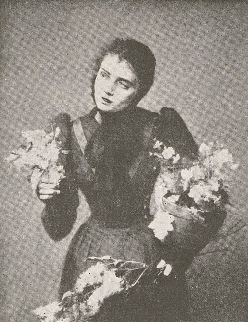 Bouquetière, 1900, Jeanne Choppard-Mazeau