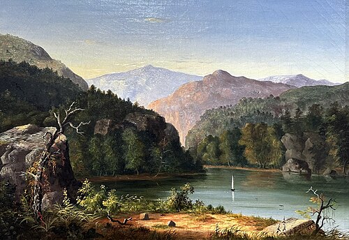 Hudson River Landscape, 1852, Abigail Tyler Oakes