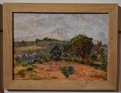 Paysages à la Montagne Sainte-Victoire, 1900, Cyrille Rougier