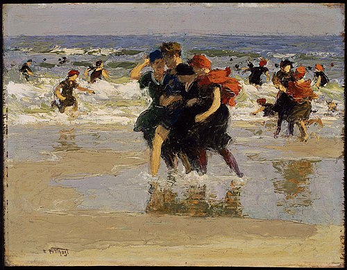 At the Seaside, 1905, Edward Henry Potthast