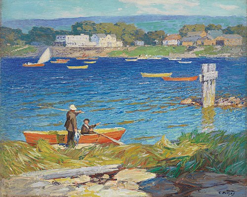 A DAY'S FISHING, 1923, Edward Henry Potthast