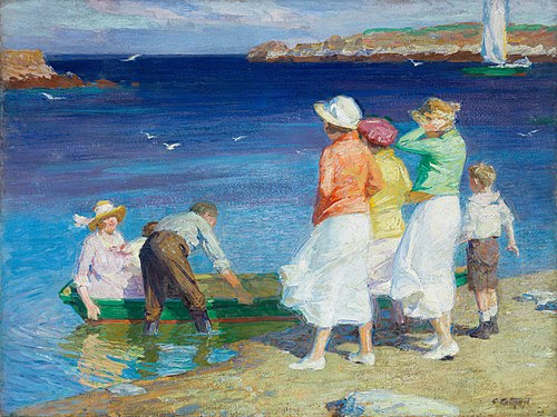 A Sailing Party (Going for a Sail), 1924, Edward Henry Potthast