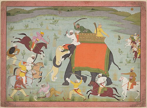Raja Balwant Singh's Hunt, , Nainsukh