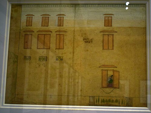 Balawant Singh inside the palace, 1740, Nainsukh