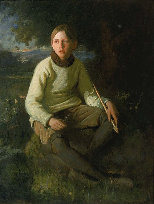 The Boy with the Arrow, 1903, Douglas Volk