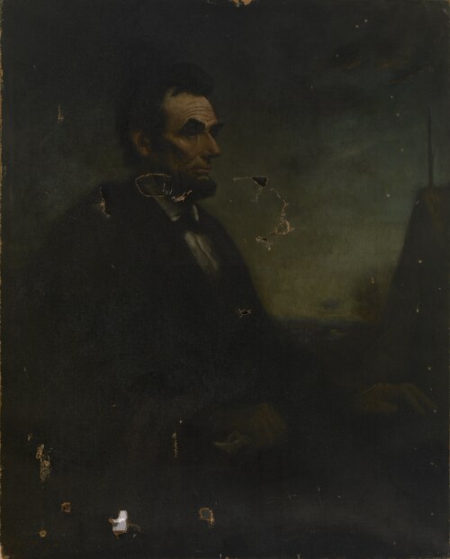 Portrait of Lincoln, 1921, Douglas Volk