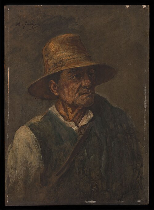 Le vieux berger, 1886, Charles Jacque