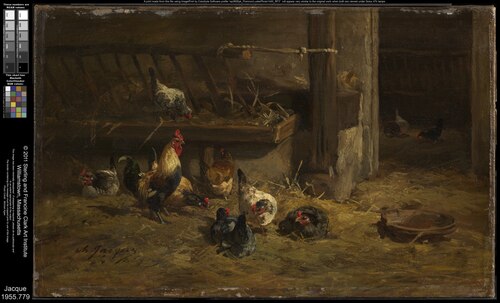 Volailles, 1857, Charles Jacque