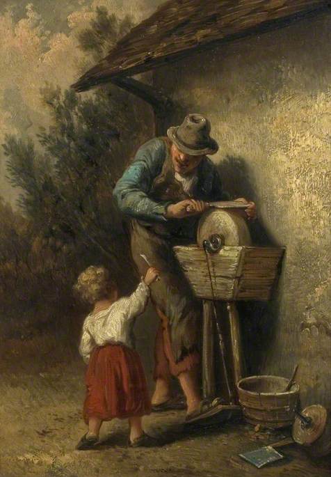 The Knife-Grinder, , Charles Jacque
