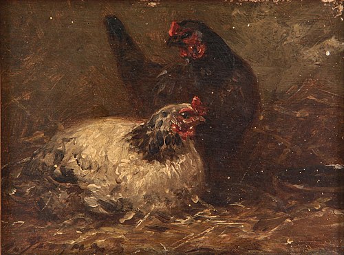 Gallinas, , Charles Jacque