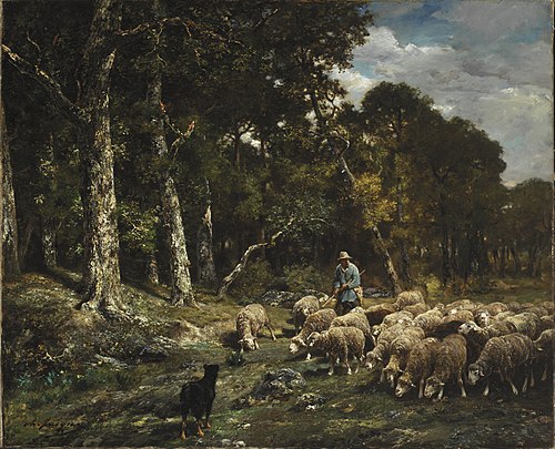 The Flock, 1813, Charles Jacque