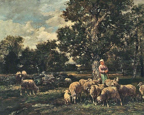 The Flock, , Charles Jacque