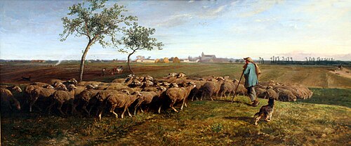 Schafherde, , Charles Jacque