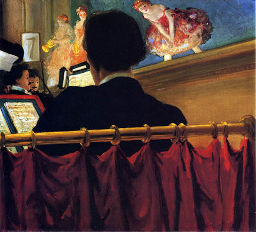 The Orchestra Pit, 1906, Everett Shinn