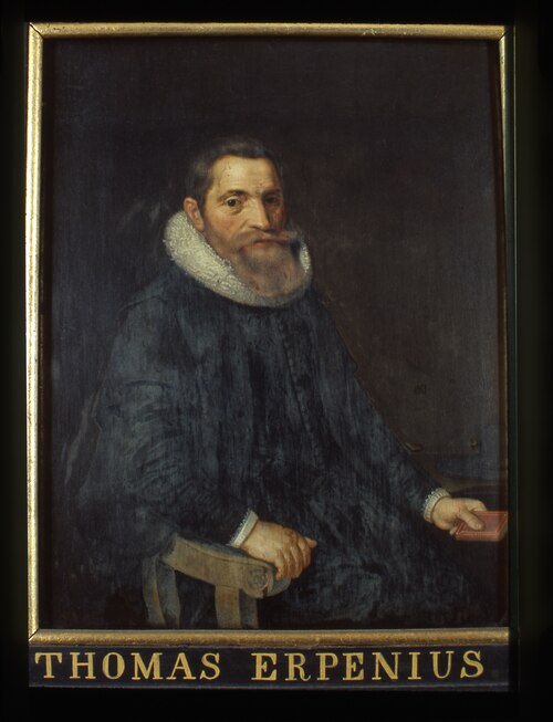 Portrait of Thomas Erpenius, professor of Oriental Languages and publisher, 1601, unknown