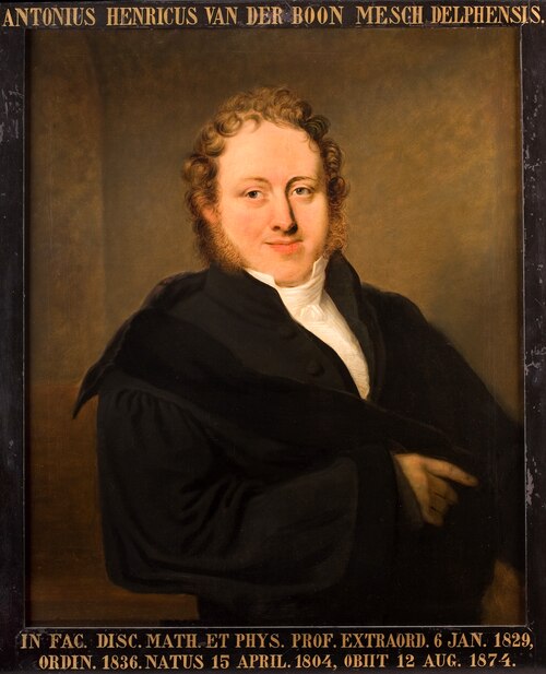 Portret van Antonius Henricus van der Boon Mesch, hoogleraar Scheikunde en Technische Chemie te Leid, 1801, unknown