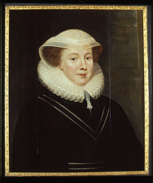 Portret van een onbekende vrouw, 1601, unknown