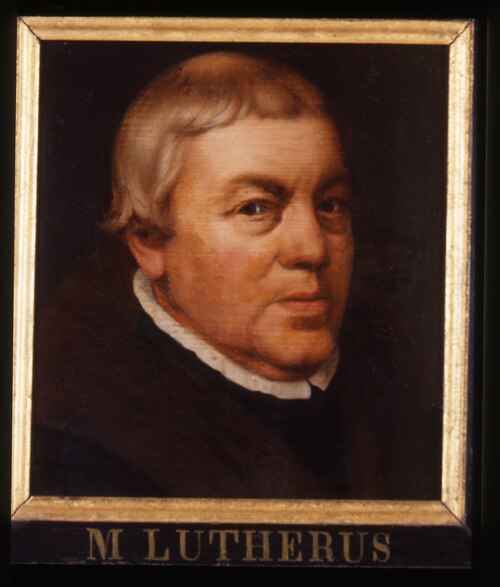 Portret van Martin Luther, theoloog en kerkhervormer, 1601, unknown