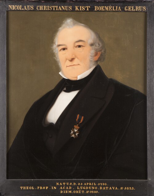 Portret van Nicolaas Christiaan Kist, hoogleraar Kerkelijke Geschiedenis te Leiden, 1801, unknown