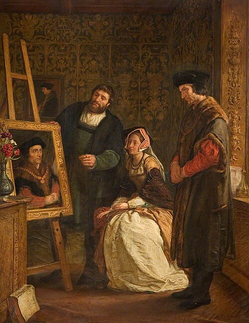 Holbein's Studio, 1861, John Evan Hodgson
