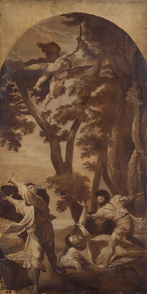 The Death of Saint Peter Martyr (copy after Titian), 1900, John Evan Hodgson
