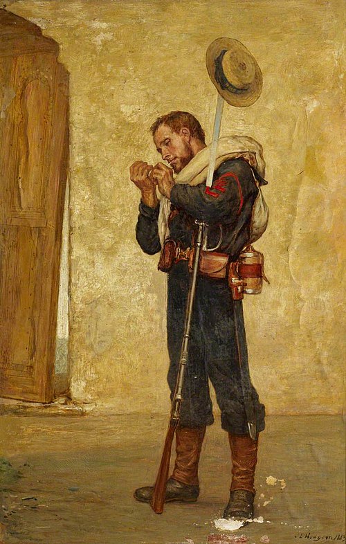 Off Duty, 1883, John Evan Hodgson