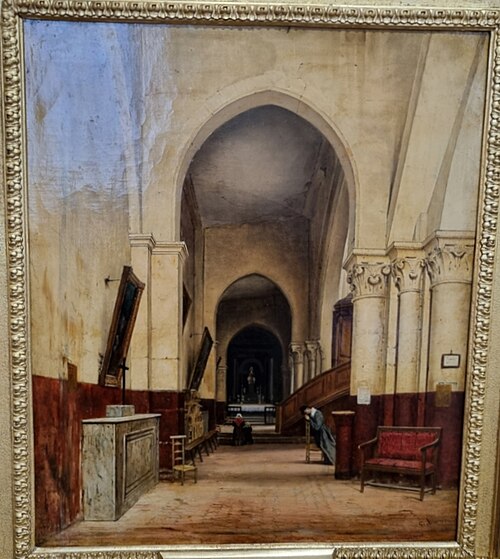Intérieur de l'église de Montmartre, , Charles Arrowsmith