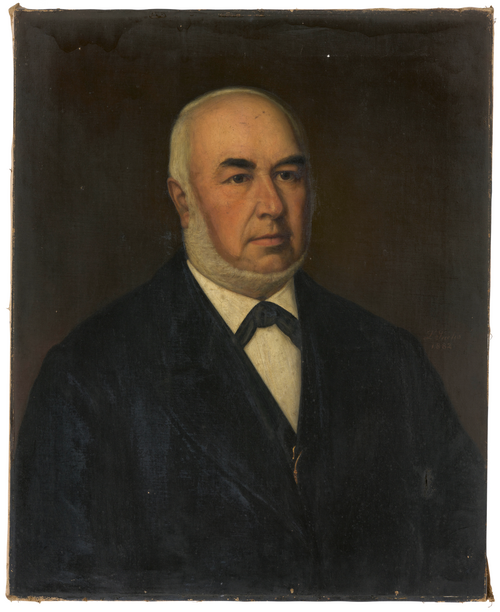 Bildnis des Stifters Eduard Vetter, 1882, Lambert Sachs